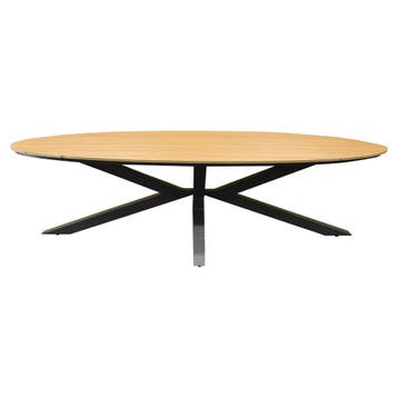 Salvador dining tuintafel ovaal 280x130xH75 cm polywood, Tuin en Terras, Ophalen of Verzenden, Nieuw