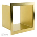 Gouden inzetstuk tbv inbouw reserve closetrolhouder, Verzenden, Nieuw