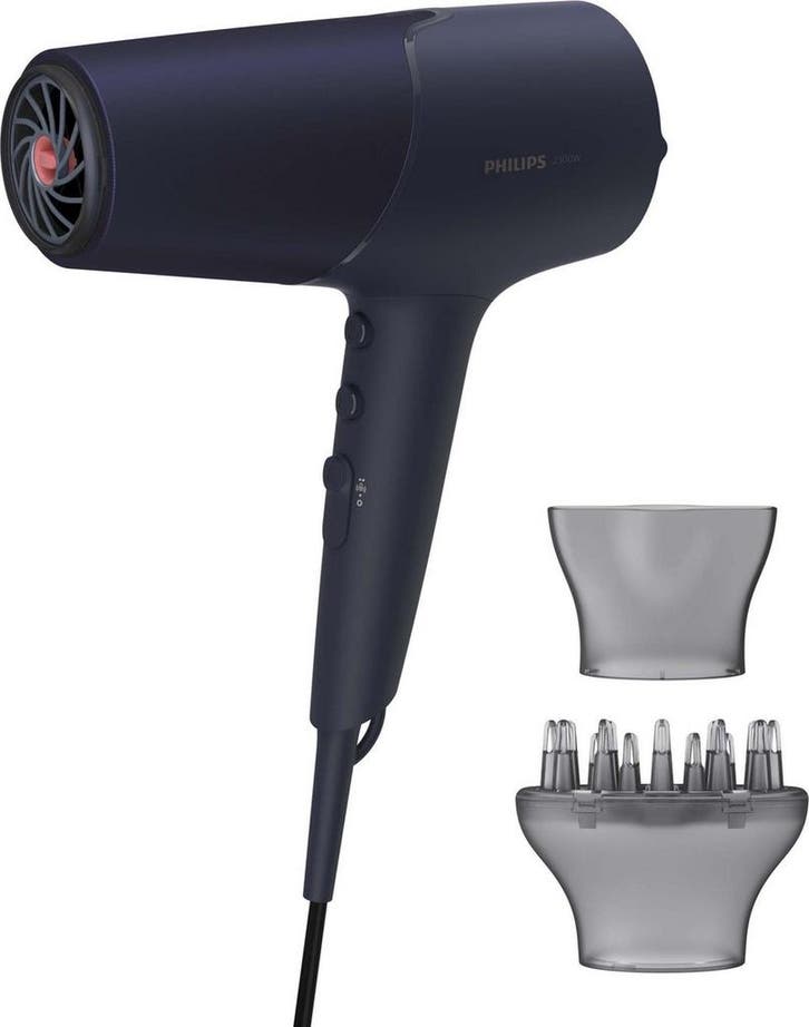 Philips 5000 BHD510/00 - Föhn - Marineblauw, Sieraden, Tassen en Uiterlijk, Uiterlijk | Haarverzorging, Verzenden
