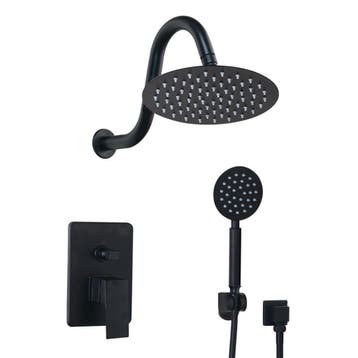 Inbouw douche-set zwart, Verzenden, Nieuw, Douche
