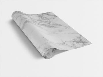 Plakfolie, plakplastic marmer grijs-wit (45cm), Nieuw