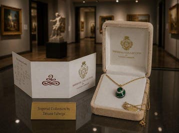 Figuur - Tatiana Faberge- Imperial pendant egg - original, Nieuw