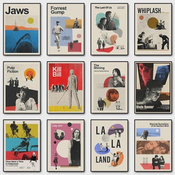 Vintage Film Posters Collectie - Iconische Klassiekers op Ca, Verzenden, Nieuw