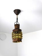 Decorative ships lamp - Messing, Glas, Koper, Metaal
