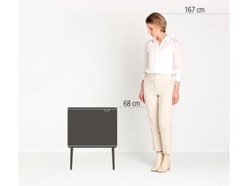 Brabantia Bo Touch Bin - Prullenbak - 11 + 23 liter -, Huis en Inrichting, Woonaccessoires | Prullenbakken, Verzenden, Nieuw