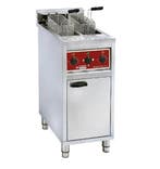 Elektrische friteuse | 2x 10 liter | Op kast HorecaTraders, Verzenden, Nieuw in verpakking