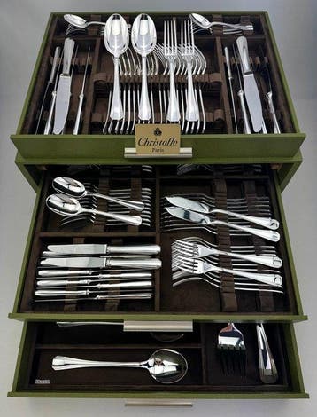 Christofle - Tafelservies voor 12 (126) - Boréal -
