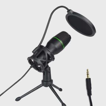 Professionele USB Condensator Microfoon voor PC, Laptop, Gam, Muziek en Instrumenten, Microfoons, Verzenden, Nieuw