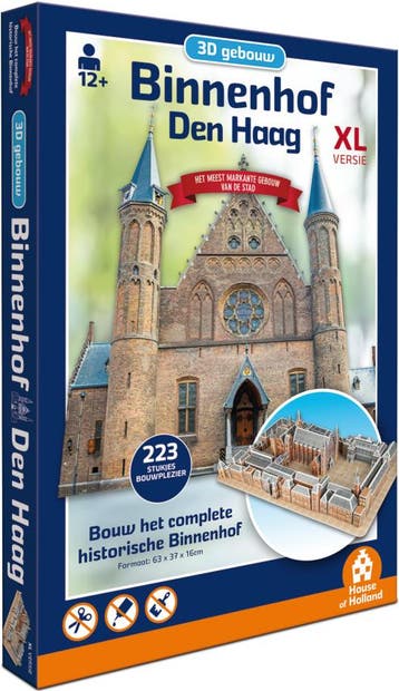 3D Gebouw - Binnenhof Den Haag (223 stukjes) | House of, Verzenden, Nieuw