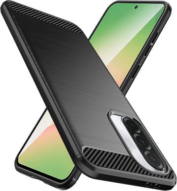 Carbon TPU hoesje Samsung Galaxy A56 zwart, Verzenden, Nieuw