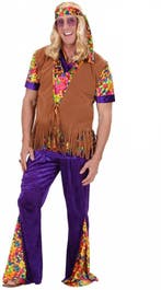 Hippie vest met hoofdband, Kleding | Heren, Ophalen of Verzenden, Nieuw