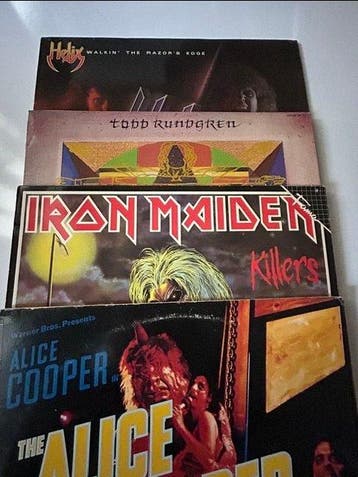 Alice Cooper, Iron Maiden, Tood Rundgren Helix - Diverse, Nieuw in verpakking