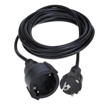 ProPlus Verlengkabel - 5 meter - 3 x 1 mm² - zwart - huis.., Ophalen of Verzenden, Nieuw