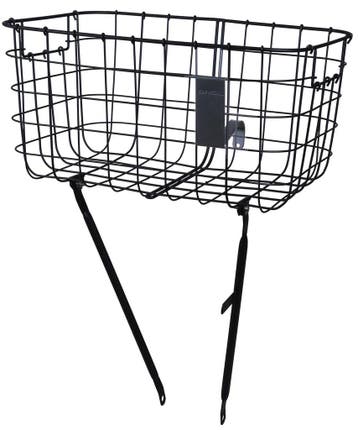 Fietsmand Basil Robin - zwart, Verzenden, Nieuw