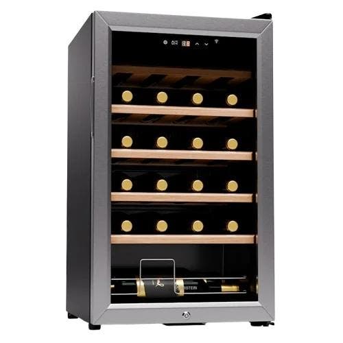 Wijnkoelkast 24 Flessen Wijnkast Wijnkoeler Klimaatkast, Witgoed en Apparatuur, Koelkasten en IJskasten, Refurbished, Minder dan 45 cm