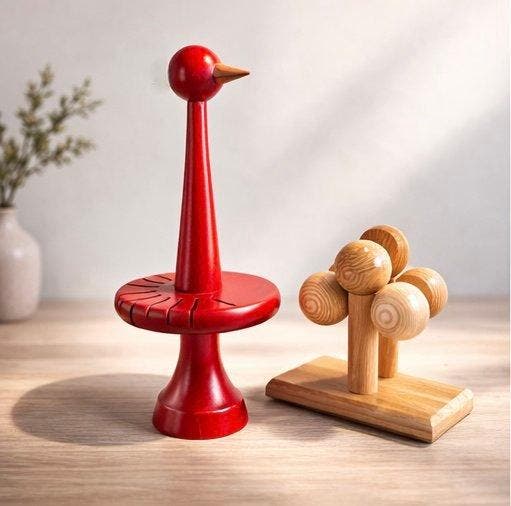 Aarika - Paavo Asikainen - Kaija Aarikka - Servethouders (2), Antiek en Kunst, Antiek | Meubels | Stoelen en Banken