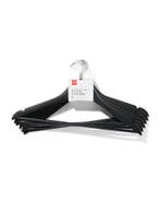 HEMA Kledinghangers zwart hout - 6 stuks, Verzenden, Nieuw