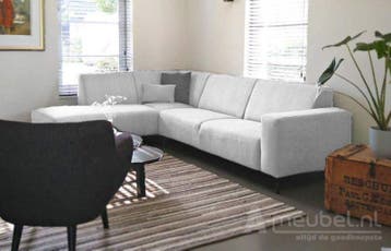 Hoekbank Maarssen - hoekbanken - Wit, Nieuw, 150 cm of meer, Stof, 250 tot 300 cm