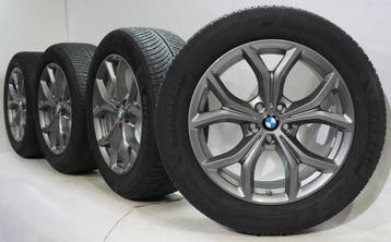 BMW X5 G05 X6 G06 735 19 inch velgen Michelin Winterbanden O, Auto-onderdelen, Banden en Velgen, 19 inch, Gebruikt, Velg(en), Winterbanden
