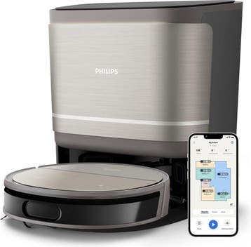 Philips Robotstofzuiger met dweilstation XU9100/10 HomeRun, Ophalen of Verzenden, Gebruikt