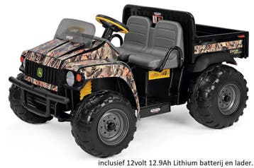 John Deere elektrische HPX gator 12volt Peg Perego 2 persone, Kinderen en Baby's, Speelgoed | Buiten | Voertuigen en Loopfietsen