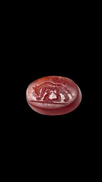 Oud-Romeins carneool Intaglio