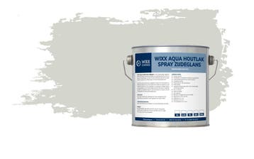 Wixx Aqua Houtlak Spray Zijdeglans RAL 9002 | Grijswit 5L, Verzenden, Wit, Nieuw, Lak