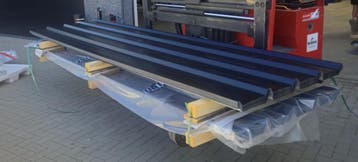 Damwand, dakplaten, zwart, €6,- p/m2, Verzenden, Nieuw