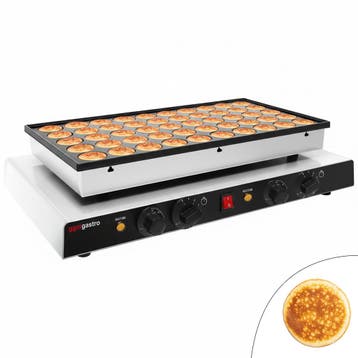 GGM Gastro | Wafelijzer - Enkel - Mechanisch - 1,7kW - |, Verzenden, Nieuw