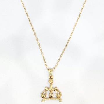 Ketting met hanger - 18 karaat Geel goud