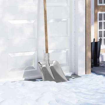 vidaXL Schep Hoofd 4 st Zilver 45 x 38 cm Aluminium, Tuin en Terras, Verzenden, Nieuw