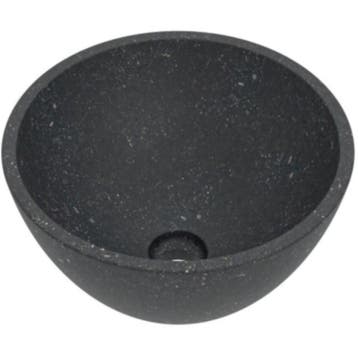 Basic Line Opbouw Waskom - 40x40x14 cm - Rond - Hardsteen, Ophalen of Verzenden, Nieuw