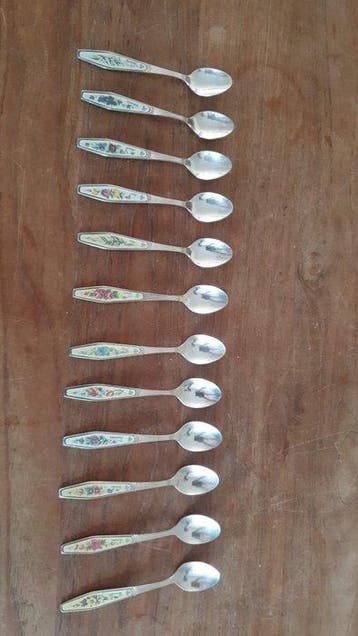 Royal Albert - Theelepel (12) - Metaal - Flowers of the
