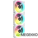 Corsair iCUE LINK QX120 RGB 120mm PWM Fans Starter Kit White, Verzenden, Nieuw
