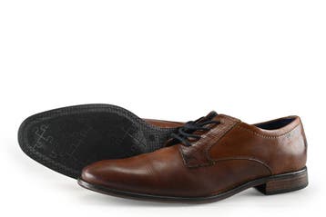 Bugatti Veterschoenen in maat 42 Cognac, Bugatti, Overige kleuren, Verzenden, Zo goed als nieuw