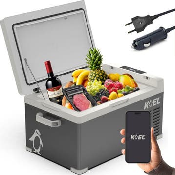 KOEL Crate 25 Compressor Koelbox Elektrisch 12V en 230 Volt, Ophalen of Verzenden, Nieuw