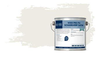 Wixx PRO PU Schakelverf Satin RAL 9010 | Zuiver Wit 10L, Wit, Nieuw, Verf, Verzenden