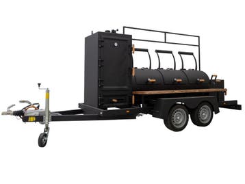 BBQ smoker trailer | 1, 2, 3 of 4 kleppen | Op voorraad, Ophalen, Nieuw