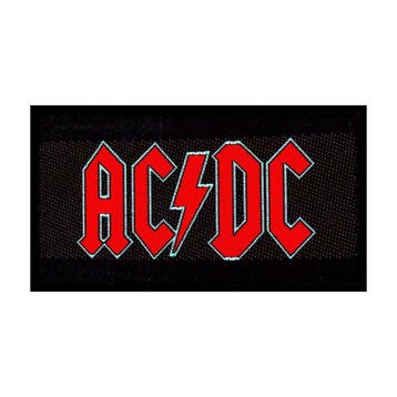 AC/DC - Red Logo - Patch officiële merchandise, Ophalen of Verzenden, Nieuw, Kleding