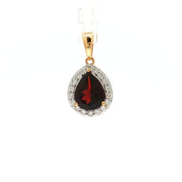 Zonder minimumprijs - Hanger - 14 karaat Geel goud - 2.84ct., Sieraden, Tassen en Uiterlijk, Antieke sieraden