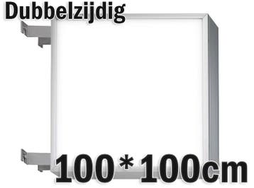 LED lichtbak 100x100cm - Dubbelzijdig, Verzenden