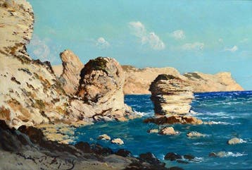 Pierre Faget Germai(1890-1961) - Le Grain de Sable à, Antiek en Kunst