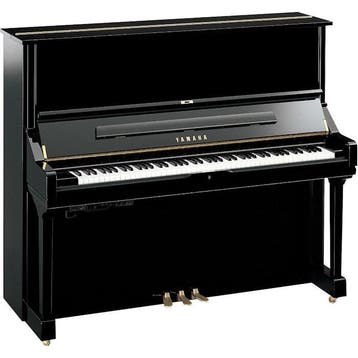 Yamaha U3 TA3 PE messing TransAcoustic 3 piano, Nieuw, Zwart, Piano