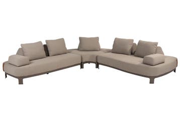 4 Seasons Outdoor Santorini hoek loungebank terre met, Ophalen of Verzenden, Nieuw