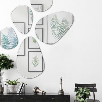 Spiegel - Livion Aleyna - Facetspiegel - Ovaal - Spiegelglas, Ophalen of Verzenden, Nieuw
