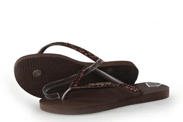 Havaianas Slippers Meisjes in maat 36 Bruin, Kinderen en Baby's, Verzenden, Jongen of Meisje, Schoenen, Zo goed als nieuw