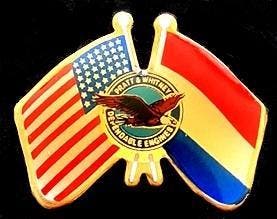 Pratt &amp; Whitney Defendable Engines pin, Verzamelen, Speldjes, Pins en Buttons, Verzenden, Nieuw, Transport, Speldje of Pin
