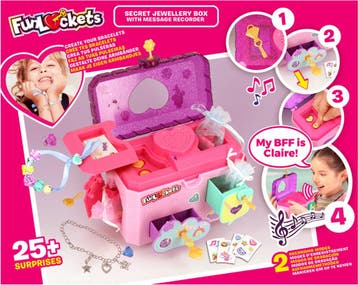 Jumbo - FunLockets - Geheime sieradendoos met stemrecorder -, Ophalen of Verzenden, Zo goed als nieuw