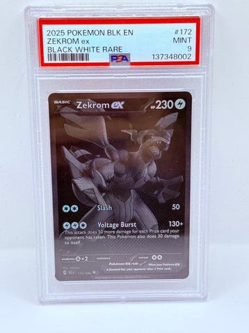 Pokémon - 1 Graded card - Zekrom 172 - PSA 9 - Black & White, Nieuw