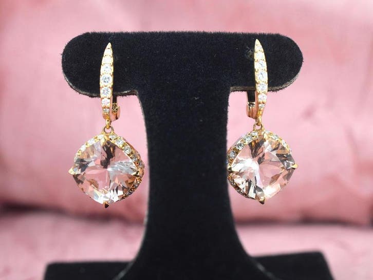 Online veiling: House of Pertijs, Oorbellen, 18K rosegoud me, Sieraden, Tassen en Uiterlijk, Oorbellen, Nieuw